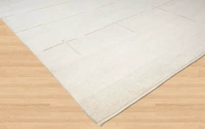 Ivory Vintage Area Modern Contemporary Hand knotted Rugs Bohemian Livingroom - Image 1 of 4