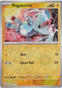 Magnemite 063/197 | Obsidian Flames | Common Reverse Holo | NM Pokémon Card - Picture 1 of 1