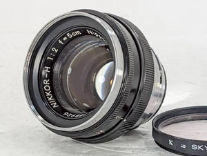 [Exc+5] Nippon Kogaku Nikon Nikkor-H 5cm 50mm f/2 Objektiv für S Mount aus JAPAN - Bild 1 von 17