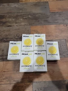 (6) Boxes PeakH20 Electrolytes Powder Hydration Packets Lemon Lime 36 Packets - Picture 1 of 4