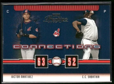 Playoff Prestige CC Sabathia 2003/Victor Martinez Connections #C-23 Indians Foto 1 de 2