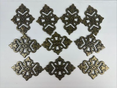 10 Herrajes Ajax 6" Esperanto Latón Gabinete Cajón Accesorio Placa Trasera MCM-890A Foto 1 de 4