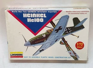 LINDBERG Heinkel He100 German Mystery Jagdflugzeug Modell versiegelt 1/72 1122 - Bild 1 von 4