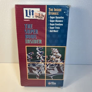 ‘92 Miller Lite Football The Super Bowl Insider NFL VHS Movie Tape w/Trivia NEW - Bild 1 von 4