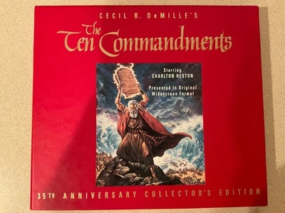 The Ten Commandments 35th Anniversary Collector's Edition Set (VHS, 1991) - Image 1 of 4