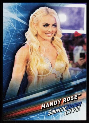 2019 Topps WWE SmackDown Live Mandy Rose #33 WRESTLING CARD - Image 1 of 2