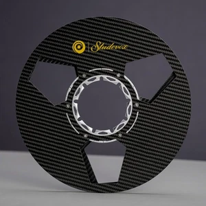 1X Studevox Pro Black 10.5" Carbon Fiber 1/4" Tape Reel For Reel Tape Recorders - Bild 1 von 9
