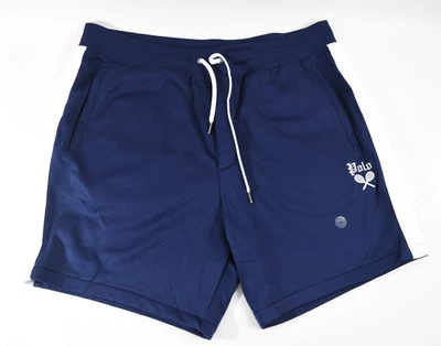 Polo Ralph Lauren Mens Bermuda Shorts New XL Navy Blue Tennis Logo - Image 1 of 4