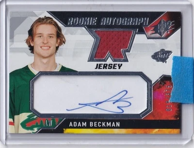 2021-22 SPx Rookie Auto Jersey /375 Adam Beckman #AD Auto RC - Image 1 of 2
