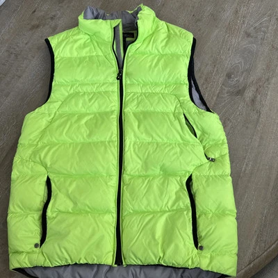 Ralph Lauren RLX Neon Green/Yellow Puffer Vest Performance Athletic Outerwear - Image 1 of 4