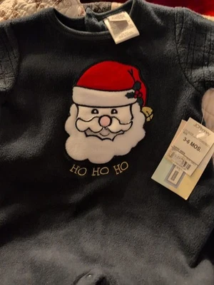 ¡NUEVO CON ETIQUETAS! De colección Bright Future Infant Ho Ho Santa Talla 3-6 Meses.  Navidad Foto 1 de 2