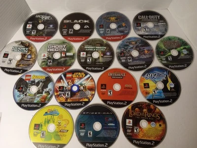 Lote de juegos PlayStation 2 Call of Duty y más solo disco Foto 1 de 4
