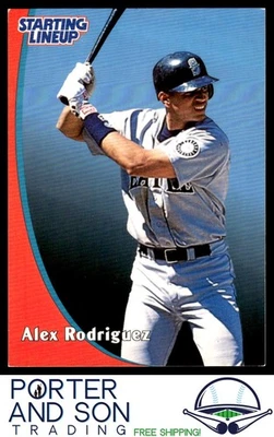 Alex Rodriguez 1998 Kenner Starting Lineup Cards #NNO Mariners Baseball Card - Image 1 of 2