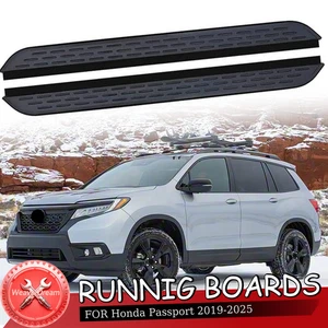 2PCS Fixed Running Boards Fits for Honda Passport 2019-2025 Side Steps Nerf bar - Picture 1 of 7