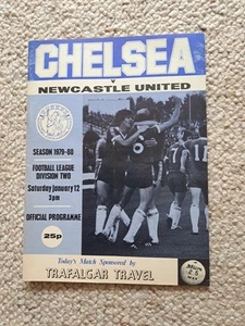Sat 12th Jan, Div 2, Chelsea v Newcastle, Original Programme. - Picture 1 of 5