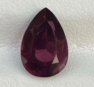 Natural Purplish Pink Spinel 2.62 Cts Sri Lanka Pear Cut Loose Gemstone - Image 1 of 4