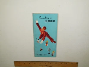 1954 Traveling in Germany Travel Guide With Map 44 pgs - see info - Picture 1 of 14
