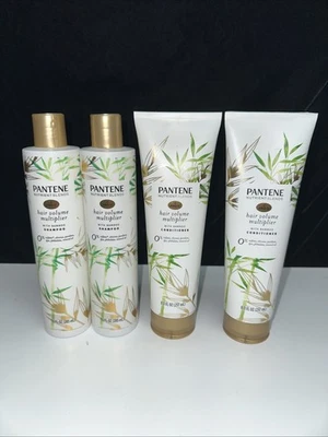 2 SETS Pantene Nutrient Blends HAIR VOLUME MULTIPLIER Shampoo & Conditioner NEW - Image 1 of 4