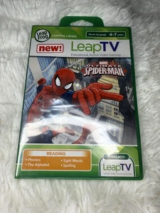 New Sealed Leapfrog Leap TV Marvel Ultimate Spider-Man Educational Video Game - Picture 1 of 5