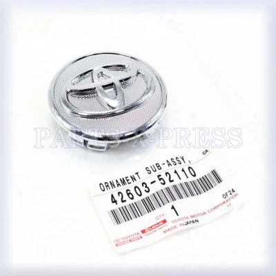 42603-52110 GENUINO OEM TOYOTA TAPACUBOS CENTRAL RUEDA ADORNO COROLLA PRIUS YARIS Foto 1 de 4