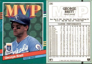 1991 Donruss #396 George Brett - Near Mint or Better