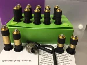 Tour Lock Pro 2024 schwarz 14-teiliges Set (10-12g, 2-20g, 1-25g, 1-30g Gewicht) mit Werkzeug & Handbuch - Bild 1 von 12