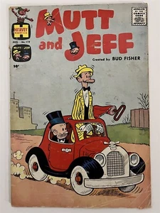 MUTT & JEFF #119 SILVER AGE 1960 HARVEY COMICS RICHIE RICH APP. - Imagen 1 de 2