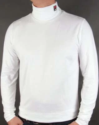 Fila Vintage Men's 19th Roll Neck White -  Retro, Casuals, Turtle neck, Terraces - Image 1 of 3