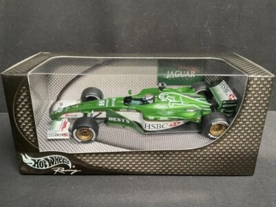 Hot Wheels Green Jaguar R2 Racing Eddie Irvine 1:24 Sealed Box - Image 1 of 4