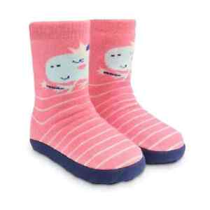 Jumping Beans Dinosaur Slipper Socks Slippers Toddler Girl 2T-4T Shoe Size 7-10