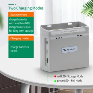 Mini 4K/Mini 2/Mini 2SE Drone Battery Charge Manager Smart Charger For DJI - Picture 1 of 11