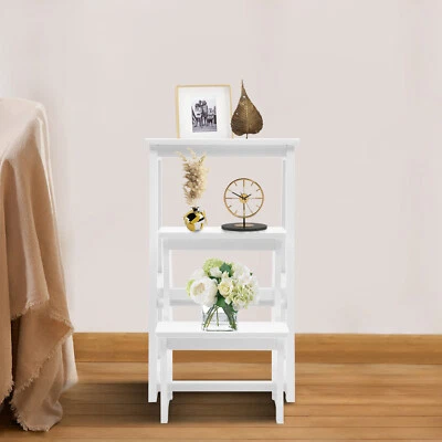 Lightweight Portable Multifunctional Step Stool, Folding Library Ladder Chair - Image 1 of 4