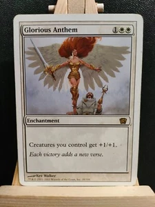 Glorious Anthem - Eighth Edition - Rare - Played (see pics) MTG - Picture 1 of 3