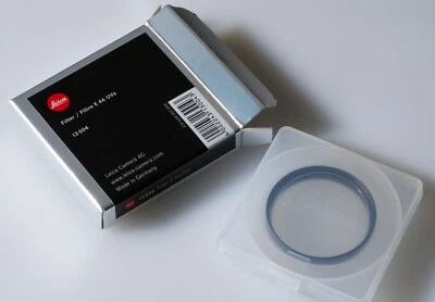 Leica E46 46mm UVa Black Filter w/ Original box - Image 1 of 4