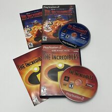 The Incredibles & Rise of the Underminer PS2 Lot Both Complete CIB & Tested!