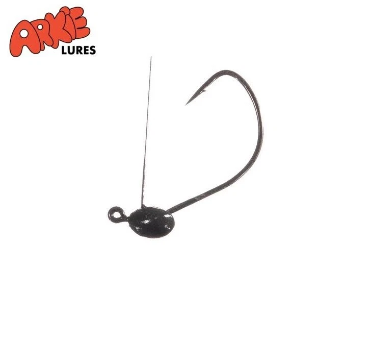 10 (2 упаковки) Arkie Wacky Weedless черный джиг голова ~ 2 размеров ~ бас приманка ~ Бесплатная доставка - Изображение 1 из 1