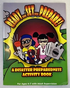 Ready Set Prepare A Disaster Preparedness Activity Book 2008 Unused #21B - Imagen 1 de 4