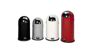 VAR Abfallsammler Papierkorb Mülleimer Müllsammler 22, 33, 40, 52 Liter m. Pedal - Bild 1 von 3