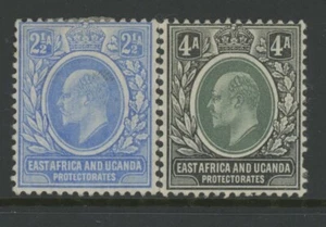 ÁFRICA ORIENTAL Y UGANDA, COMO NUEVO, #4,6, OG HR, LIMPIO, SONIDO - Imagen 1 de 1