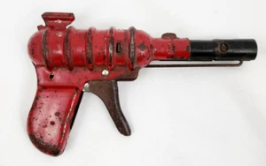 Vintage Red Space Blaster Z-Z Ray Pop Toy All Metal Production Co Wyandotte MI - Picture 1 of 5