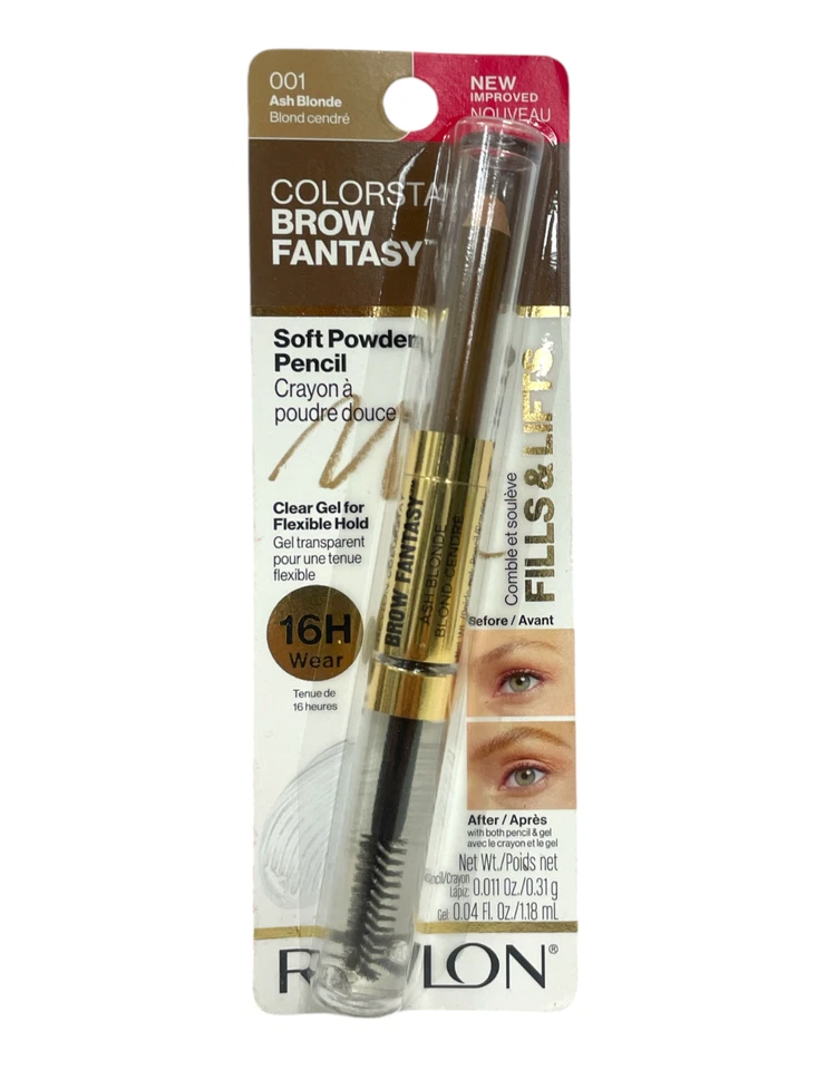 Revlon ColorStay Brow Fantasy Eyebrow 2-in-1 Gel & Pencil 001 - Ash Blonde