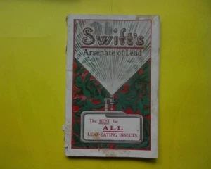 Circa 1909 Vintage SWIFTS Arsenate of Lead Arsenic Fruit Orchard Farm Pests book - Bild 1 von 17