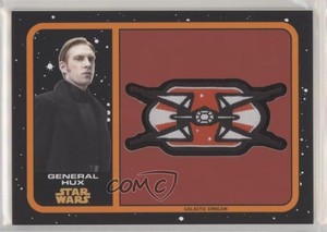 2017 Star Wars: Journey to The Last Jedi Orange 40/99 General Hux Patch 1j8