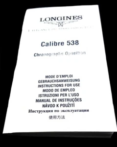 Longines - Original Book Libretto Chronografe OPOSITION Calibro 538  - 04.00 - Picture 1 of 5