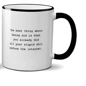 Taza Best Thing Being Old - Imagen 1 de 1