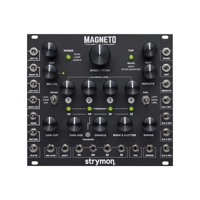 Strymon Magneto Four Head Tape Delay And Looper Eurorack Module with Spring R... - Image 1 of 4