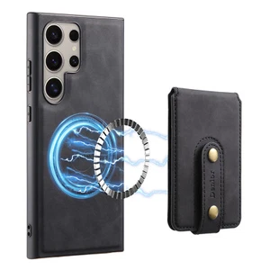 Detachable Magnetic PU Leather Wallet Case For Samsung Galaxy S24 Ultra S23 S24+ - Picture 1 of 26