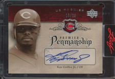 2007 Upper Deck UD Premier Penmanship Ken Griffey Jr 15/89 Auto Autograph