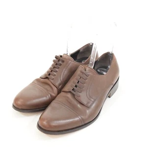 Harrys of London Dress Shoes 9 Saddle Brown Leather Lace-Up Oxfords - Picture 1 of 9