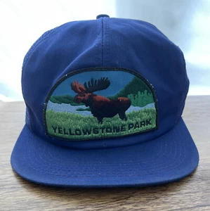 Gorra sombrero camionero Snapback vintage años 80 Yellowstone GRAN PARCHE EE. UU. Marca K Productos - Imagen 1 de 12